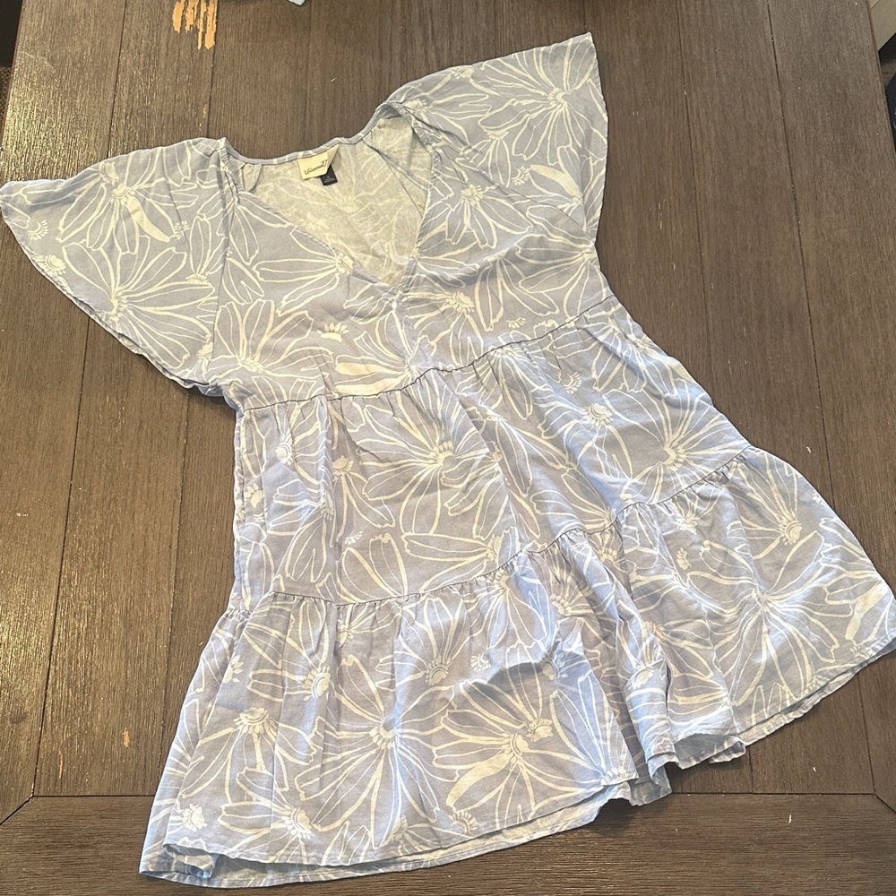 Universal Thread Flutter Short Sleeve Mini Skater Dress